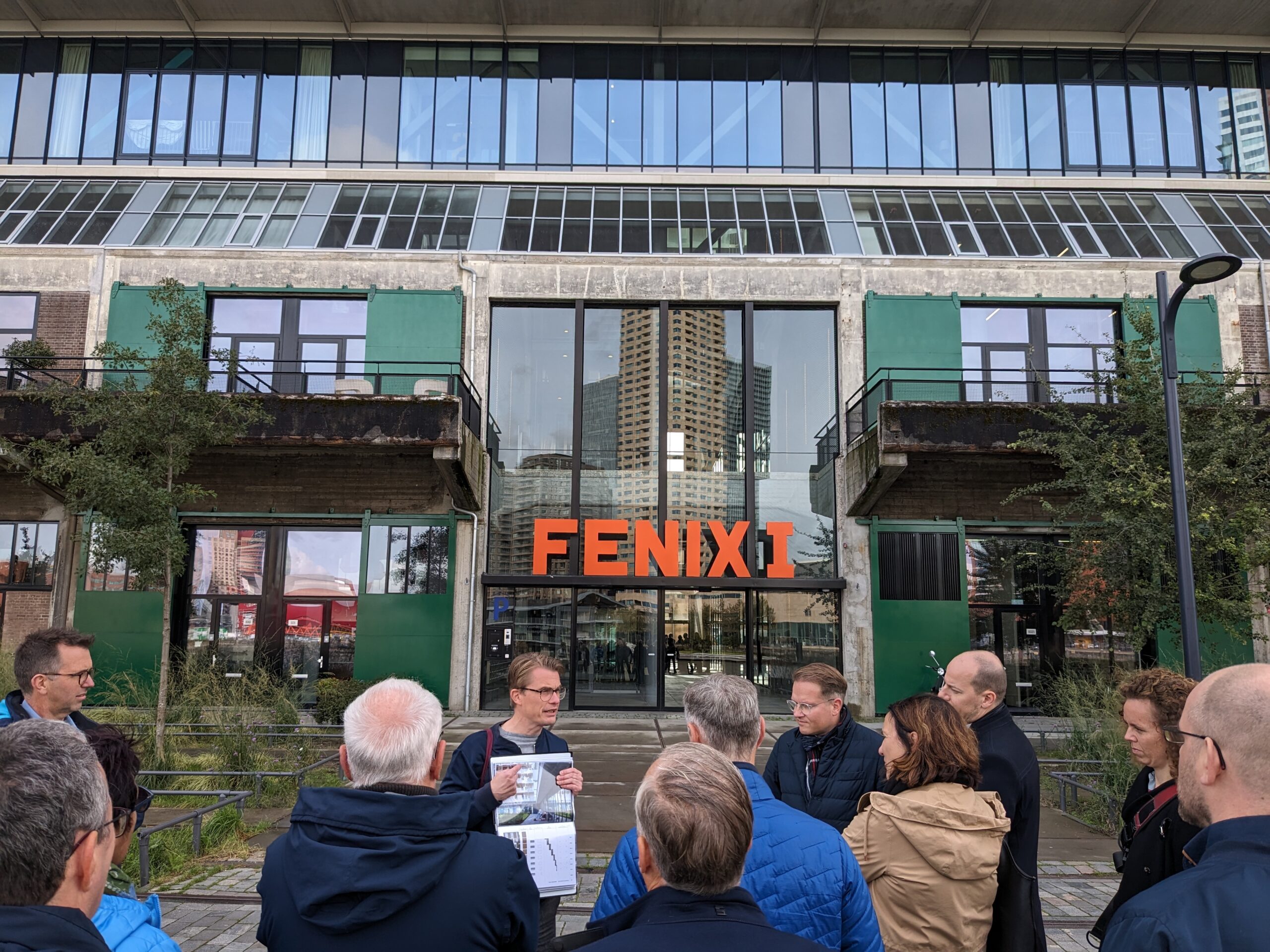 Das Sanierungsprojekt „FENIX 1“ in Rotterdam war ein Ziel der Exkursion