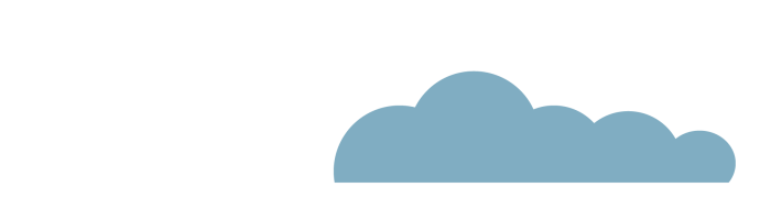 Illustration von 2 Wolken.